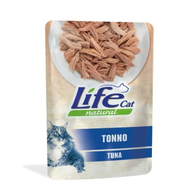 Life Cat Naturale - Trancetti di Tonno in Gelatina (70g) Life Cat Naturale - Trancetti di Tonno in Gelatina (70g)